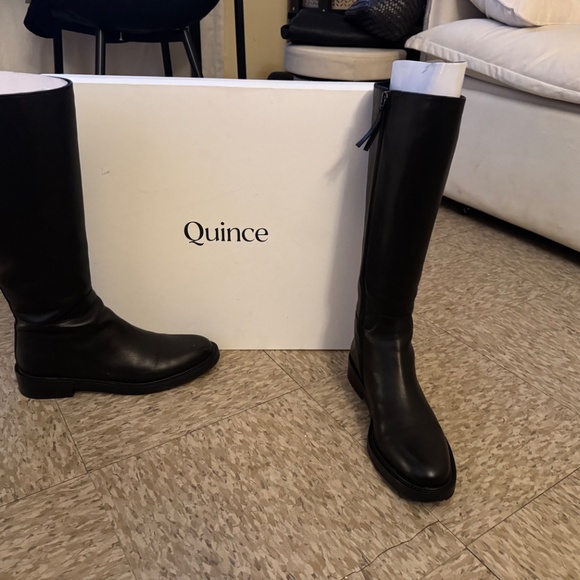 Quince Italian Leather Riding Boot - Picture 3 of 5
